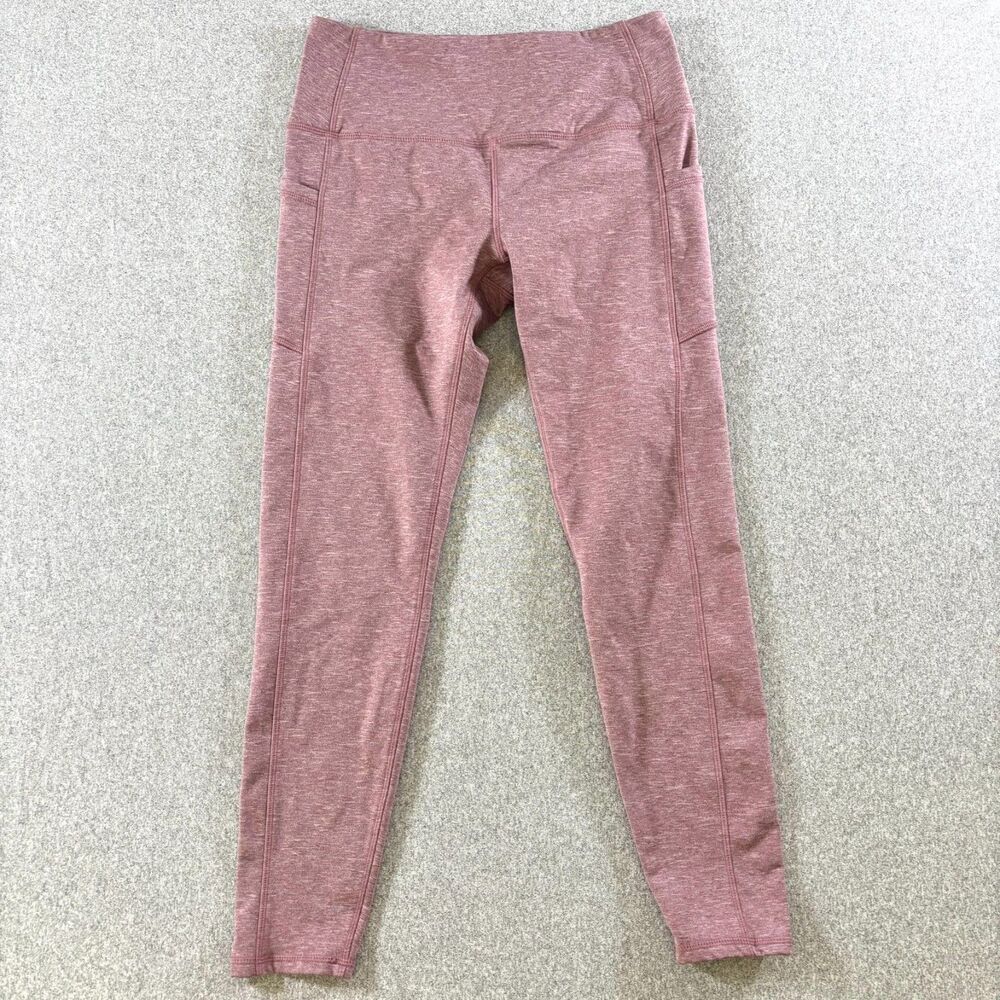 Kyodan Pink Heather High Waisted Pocket Leggings Women’s Medium Yoga Athletic